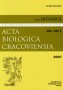 Acta Biologica Cracoviensia series Botanica, vol. 49/1 (2007)