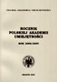 Rocznik Polskiej Akademii Umiejtnoci, Rok 2008/2009