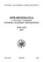Sprawozdania z czynnoci i posiedze Polskiej Akademii Umiejtnoci, tom LXXI (2007)