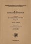 Acta Nuntiaturae Polonae tom XLII, vol. 3: Nicolaus Spinola (1709)