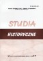 Studia Historyczne, tom 51/3-4 (2008) Studia Historyczne, tom 51/3-4 (2008)